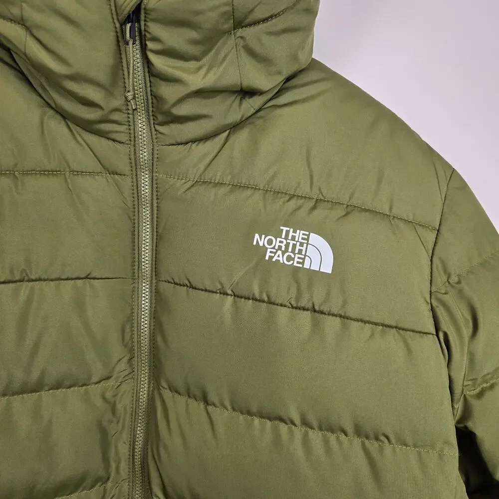 The North Face Mens Size XXL Aconcagua 3 Hoodie Jacket Forest Olive Winter Coat